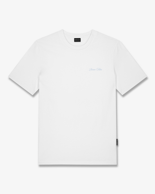 SS26 Oval Backprint T-Shirt Filou CLXIX. - White