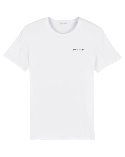 Organic T-Shirt with backprint, Filou LXVIII. - White