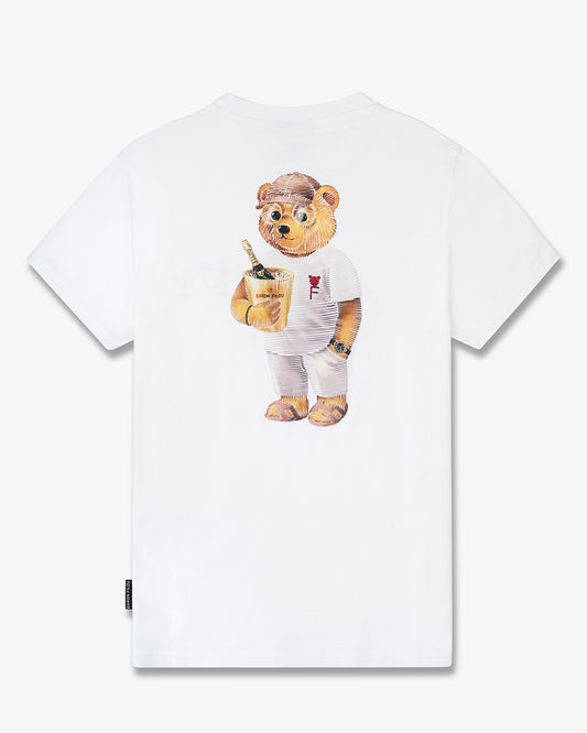 SS25 Backprint T-Shirt with Box Design, Filou CXXIII. - White