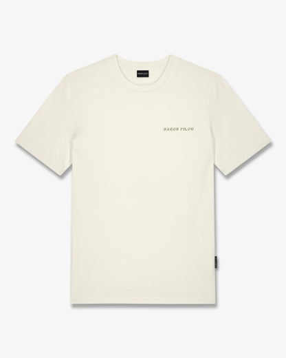 SS26 Backprint T-Shirt Filou CXL. BARON - Off-White