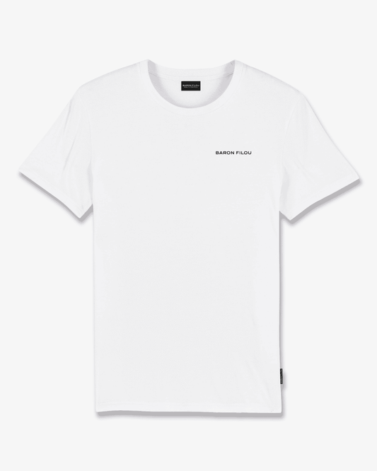 SS25 Poster Backprint T-Shirt, Filou CXV. - White