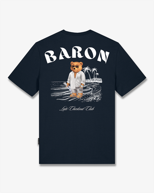 SS26 Backprint T-Shirt Filou CLXVIII. BARON - Navy blue