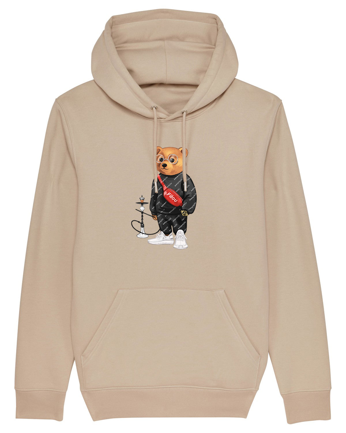 Organic Hoodie Filou XI. - Sand brown