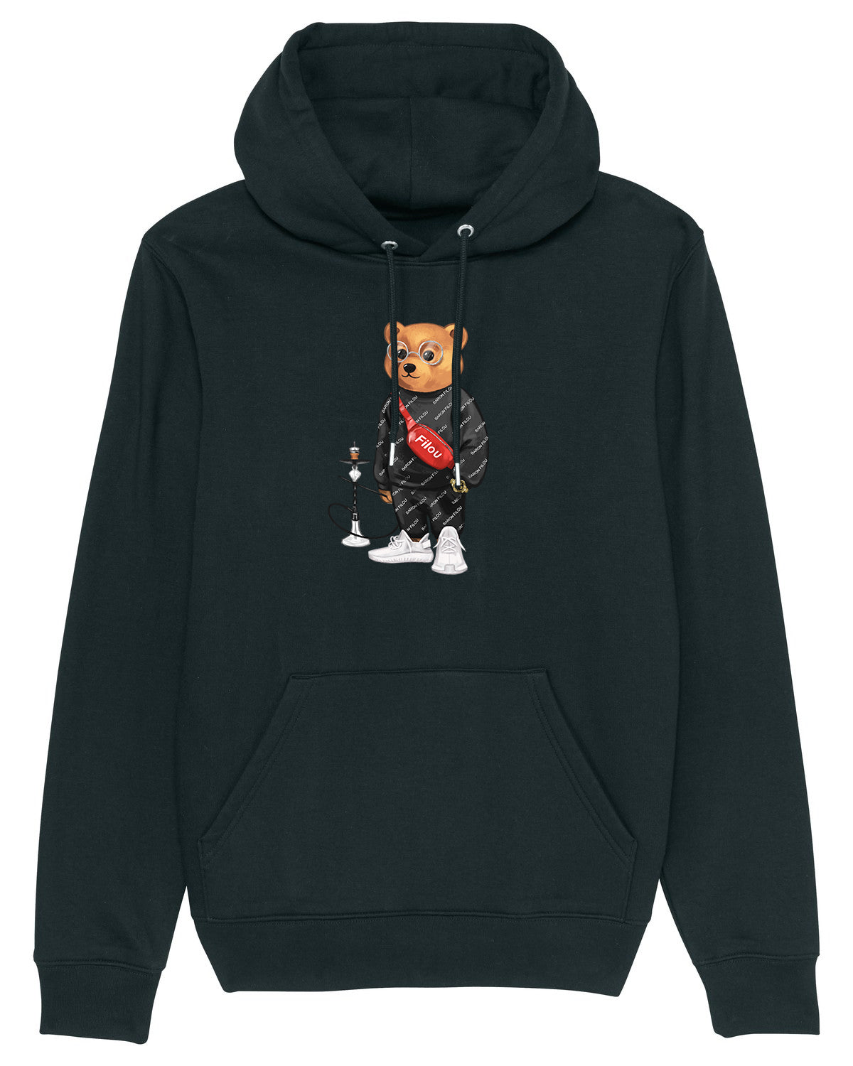 Organic Hoodie Filou XI. - Black