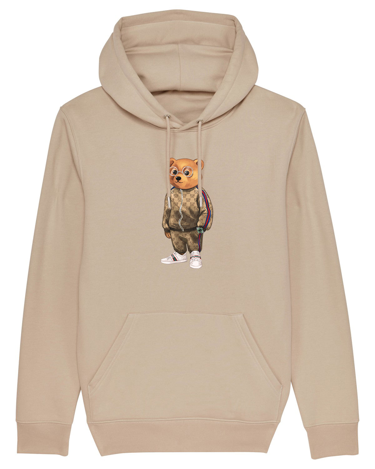 Organic Hoodie Filou V. - Sand brown
