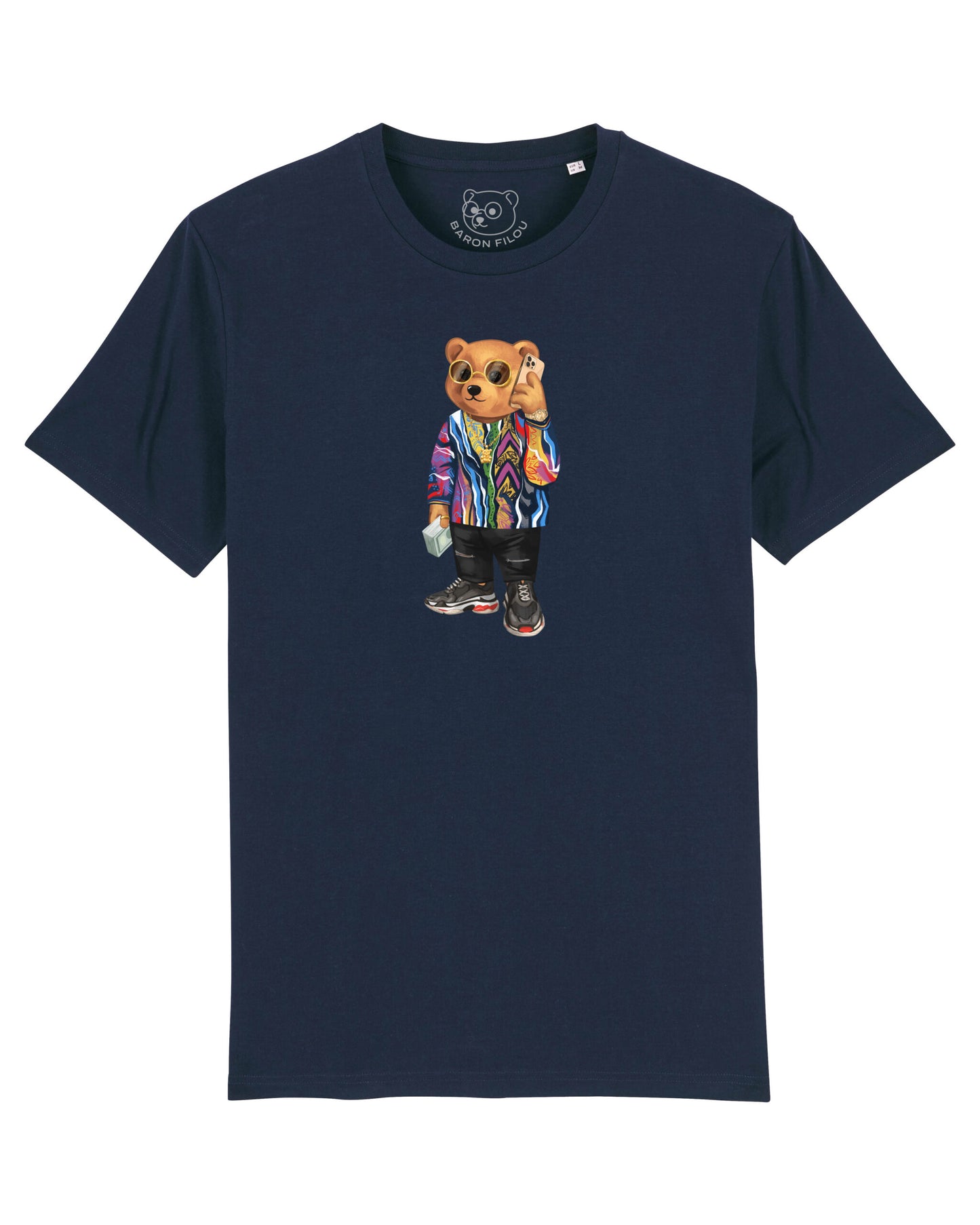 Organic T-Shirt Filou LXVIII. - Navy blue