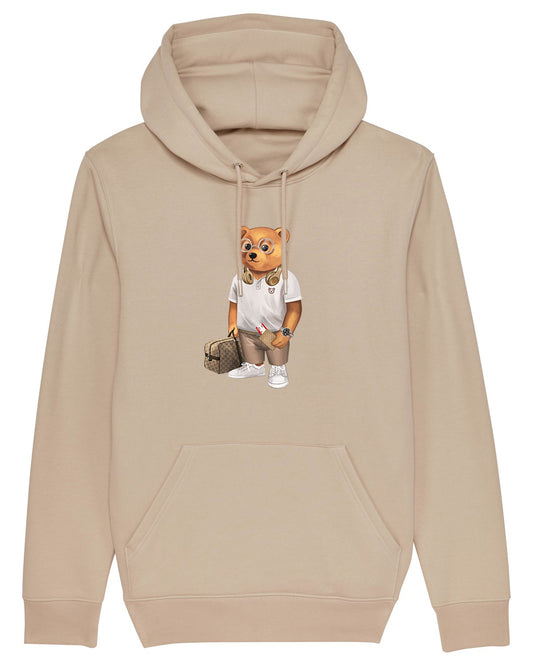 Organic Hoodie Filou LX. - Sand brown