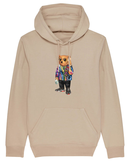 Organic Hoodie Filou LXVIII. - Sand brown