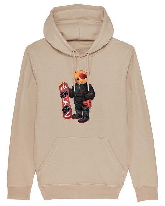 Organic Hoodie Filou LXX. - Sand brown