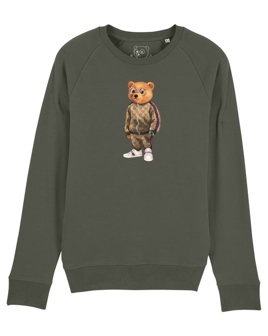Organic Summer Pullover Filou V. - Dusty olive