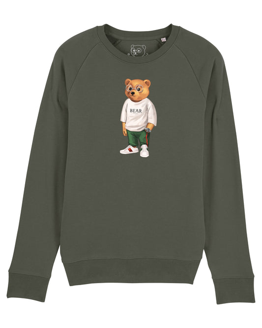 Organic Summer Pullover Filou II. - Dusty olive