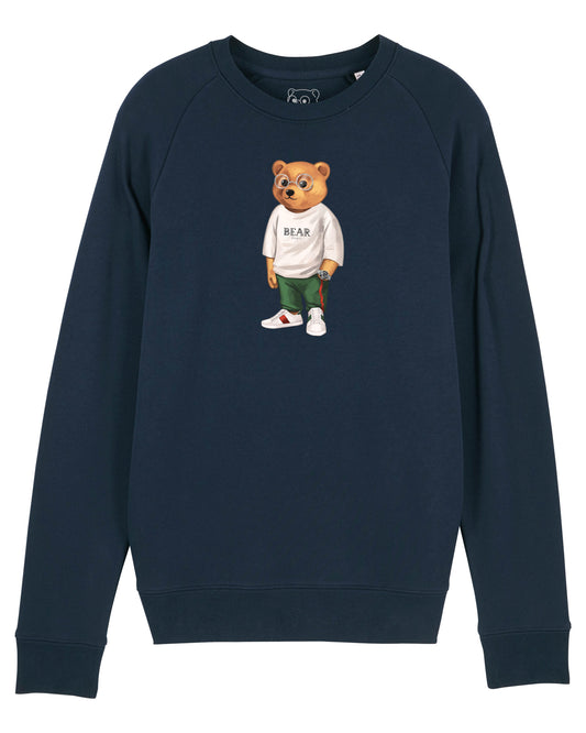 Organic Summer Pullover Filou II. - Navy blue