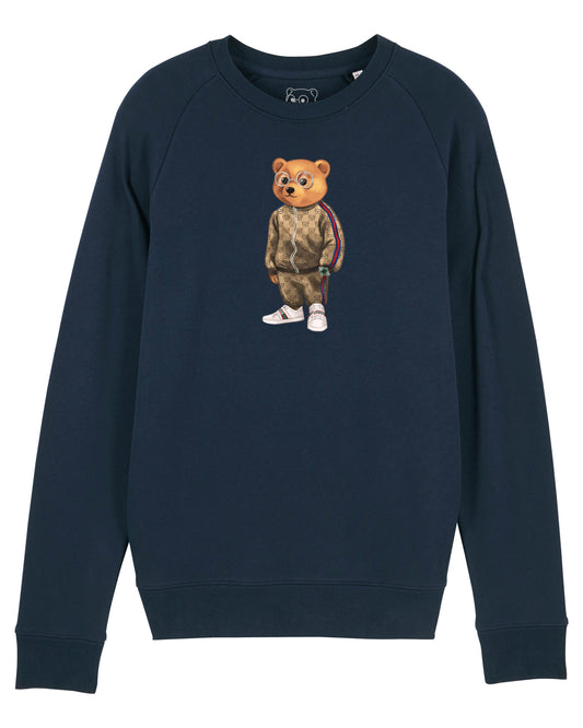 Organic Summer Pullover Filou V. - Navy blue