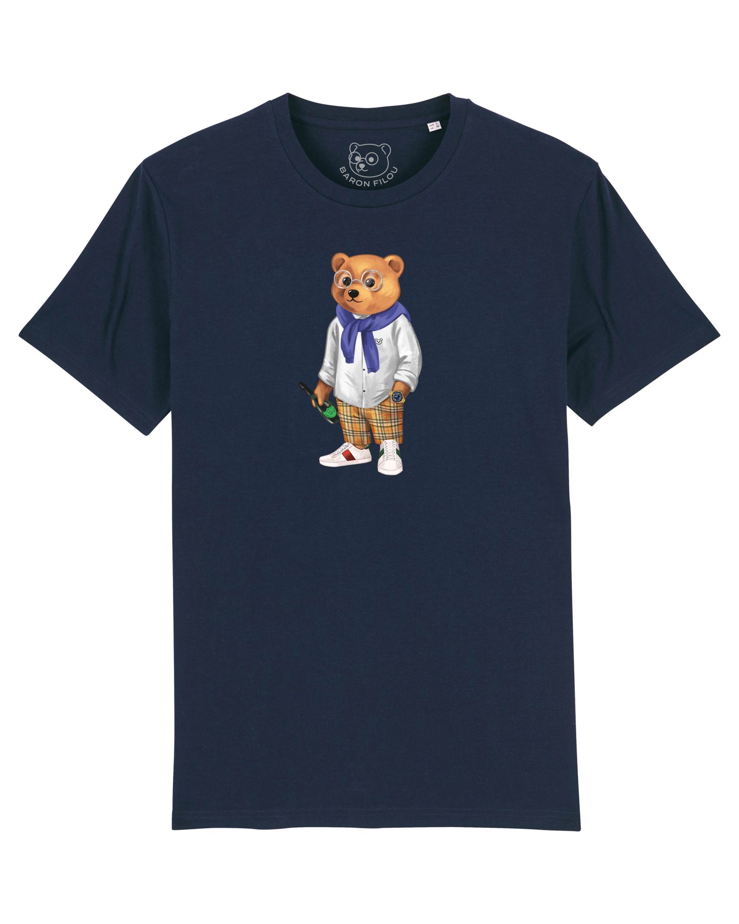 Organic T-Shirt Filou X. - Navy blue