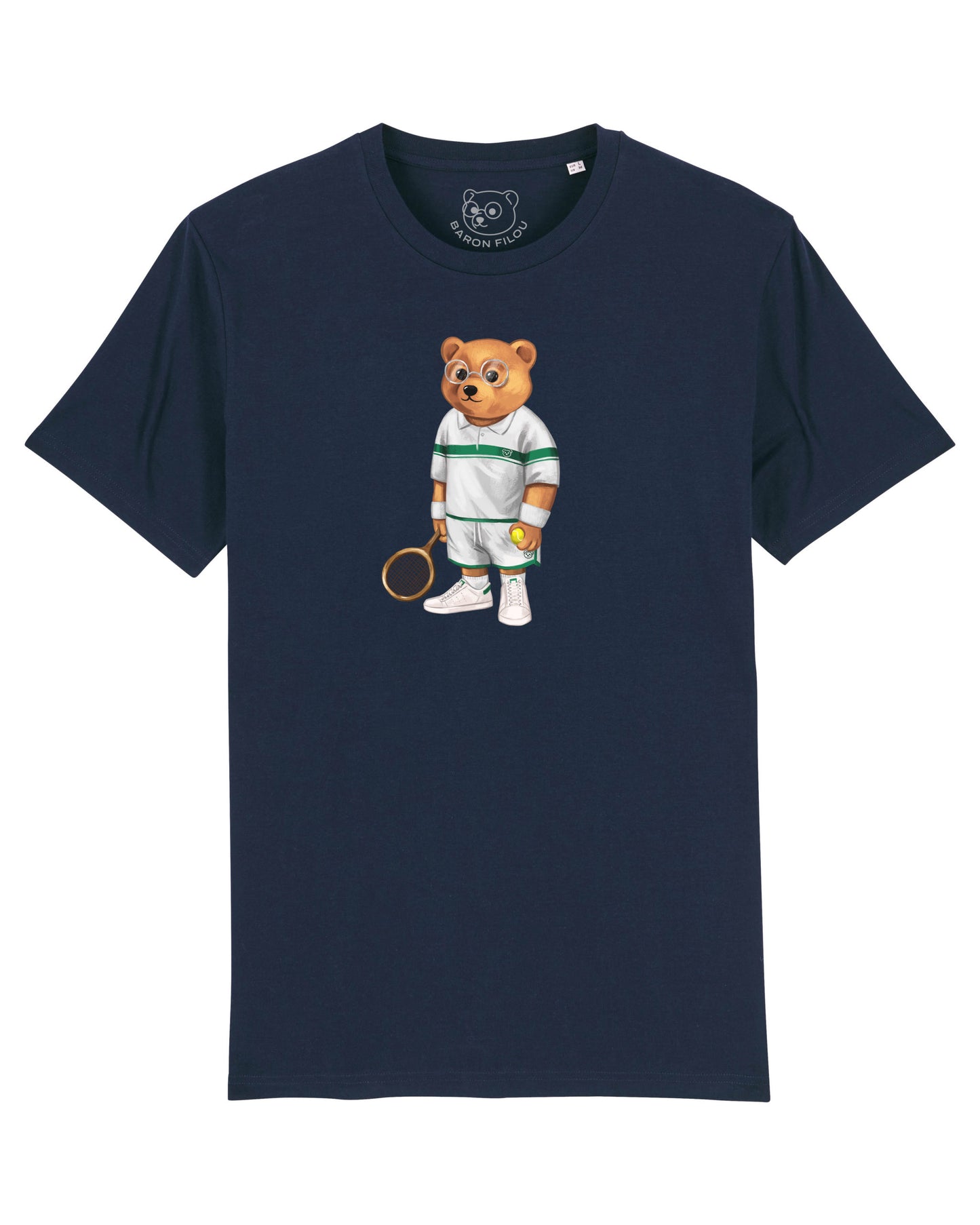 Organic T-Shirt Filou XV. - Navy blue