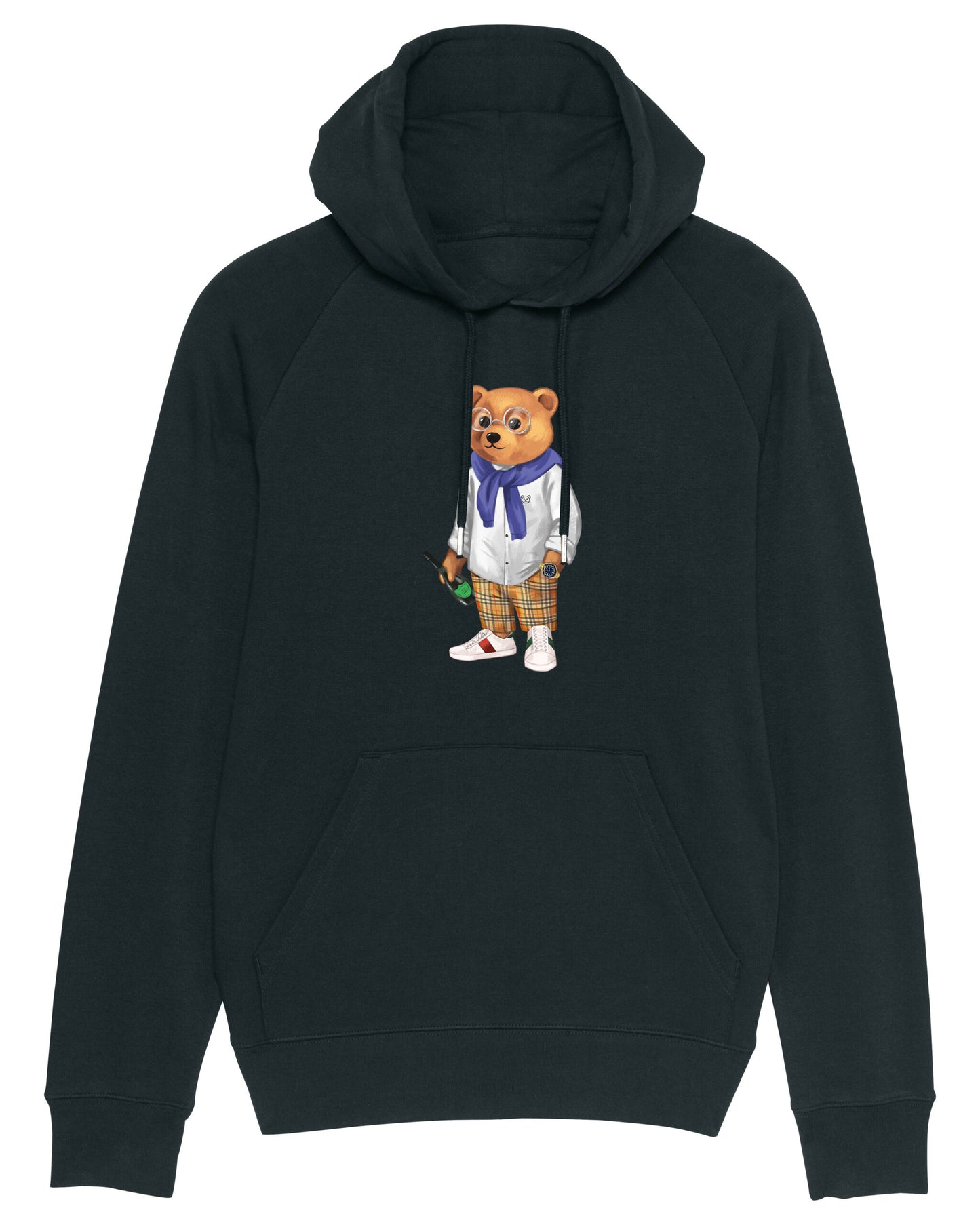 Organic Summer Hoodie Filou X. - Black