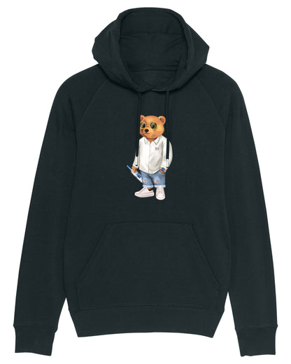 Organic Summer Hoodie Filou XVIII. - Black