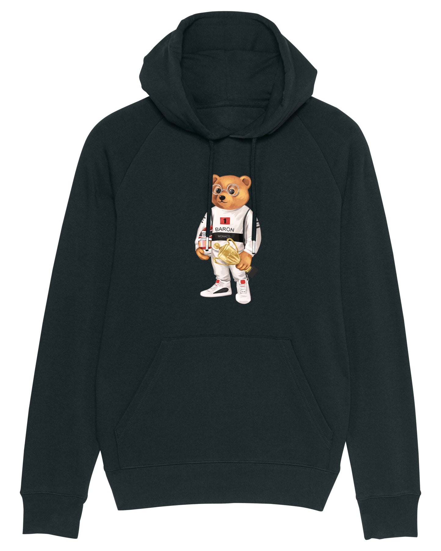 Organic Summer Hoodie Filou XXVII. - Black