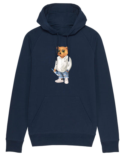 Organic Summer Hoodie Filou XVIII. - Navy blue