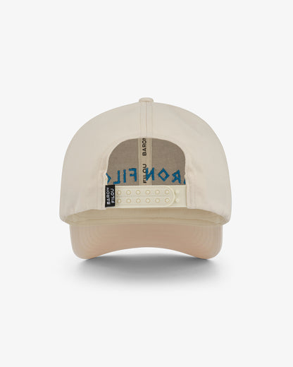 SS25 Cotton Cap Mykonos Crew - Pearl white