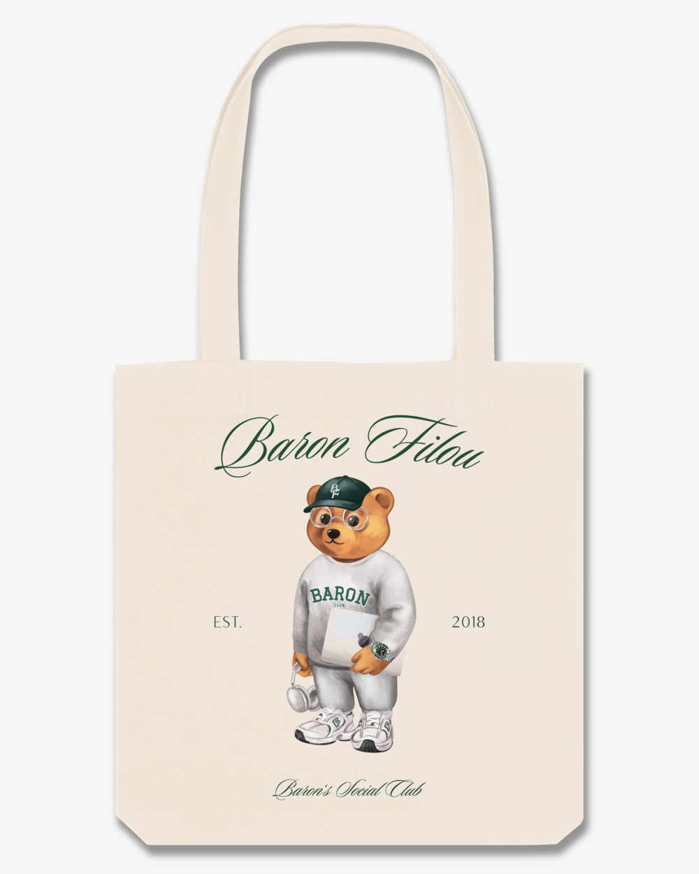 FW25 Baron Filou Cotton Tote Bag Filou CXLVII.