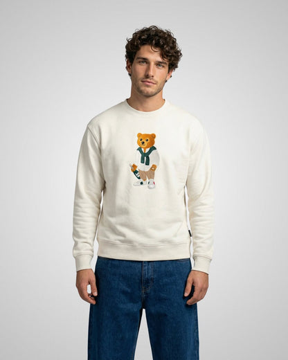 SS26 Embroidered Pullover Filou CXL. - Off-White