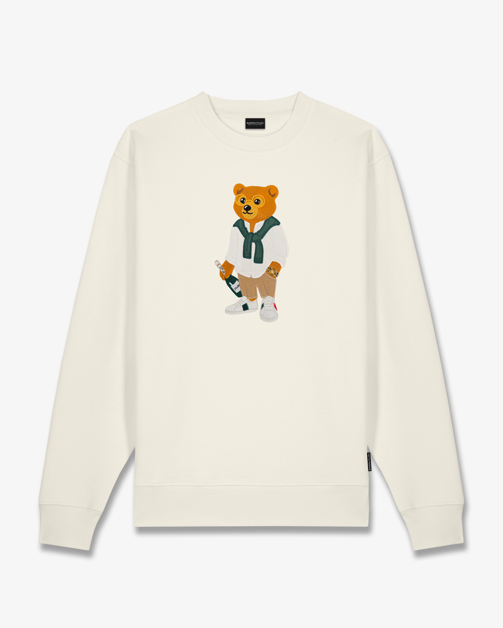 SS26 Embroidered Pullover Filou CXL. - Off-White