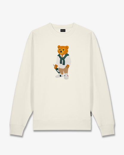 SS26 Embroidered Pullover Filou CXL. - Off-White