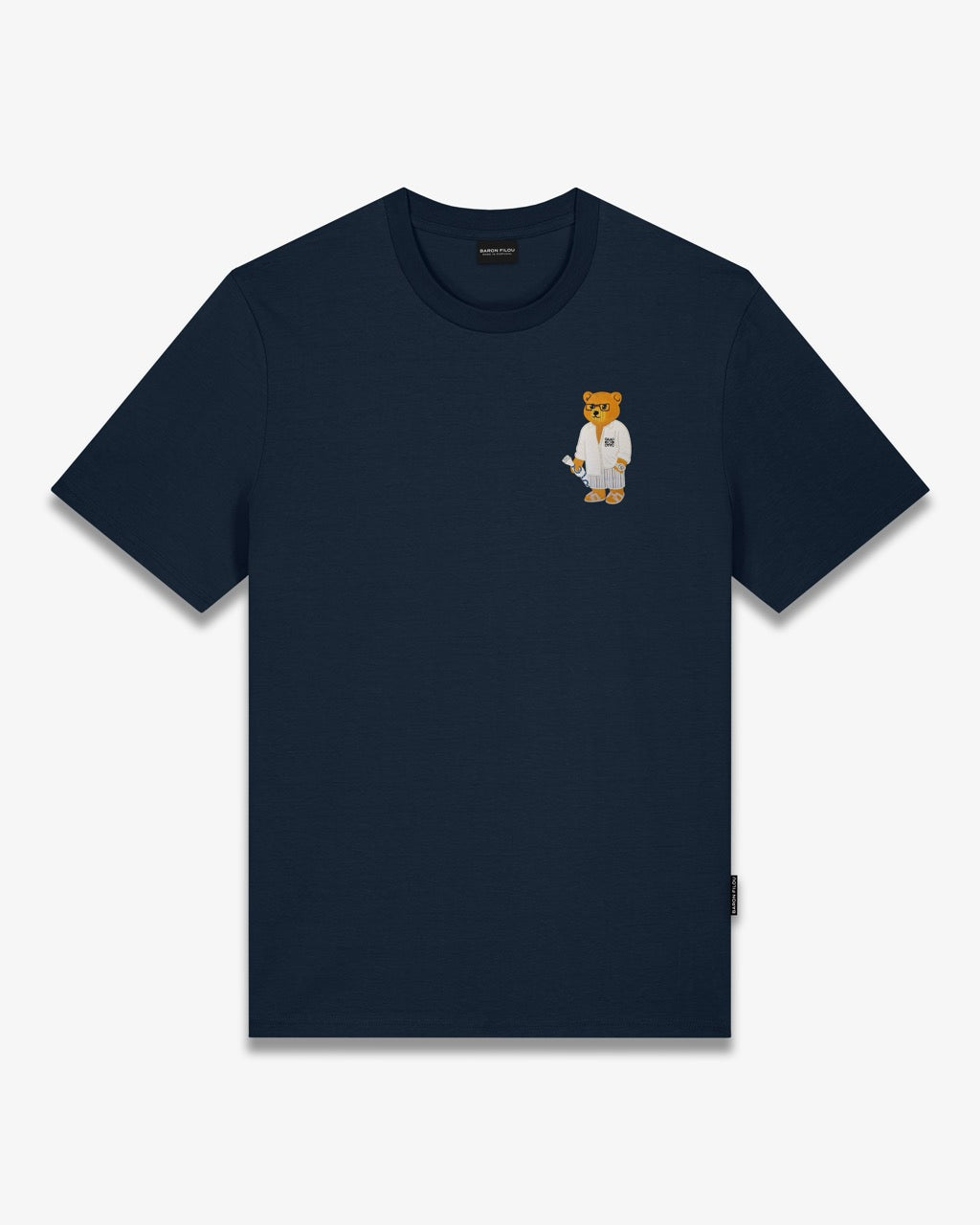 SS26 Chest Embroidered T-Shirt Filou CLXVIII. - Navy blue