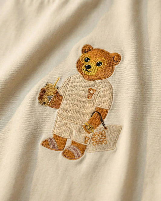 SS26 Chest Embroidered T-Shirt Filou CLXX. - Off-White