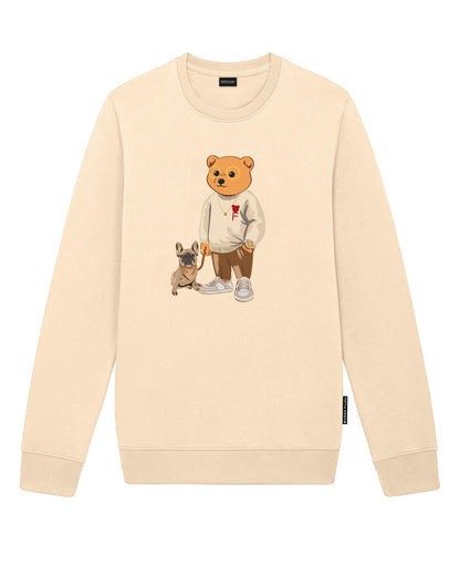 FW24 Organic Embroidered Pullover Filou LXXXVIII. - Royal Sand
