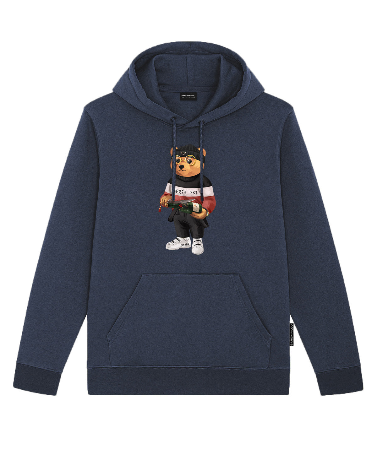 FW24 Organic Hoodie Filou CV. - Imperial blue