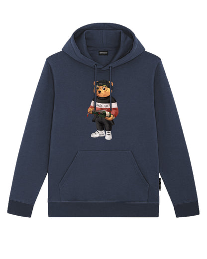 FW24 Organic Hoodie Filou CV. - Imperial blue