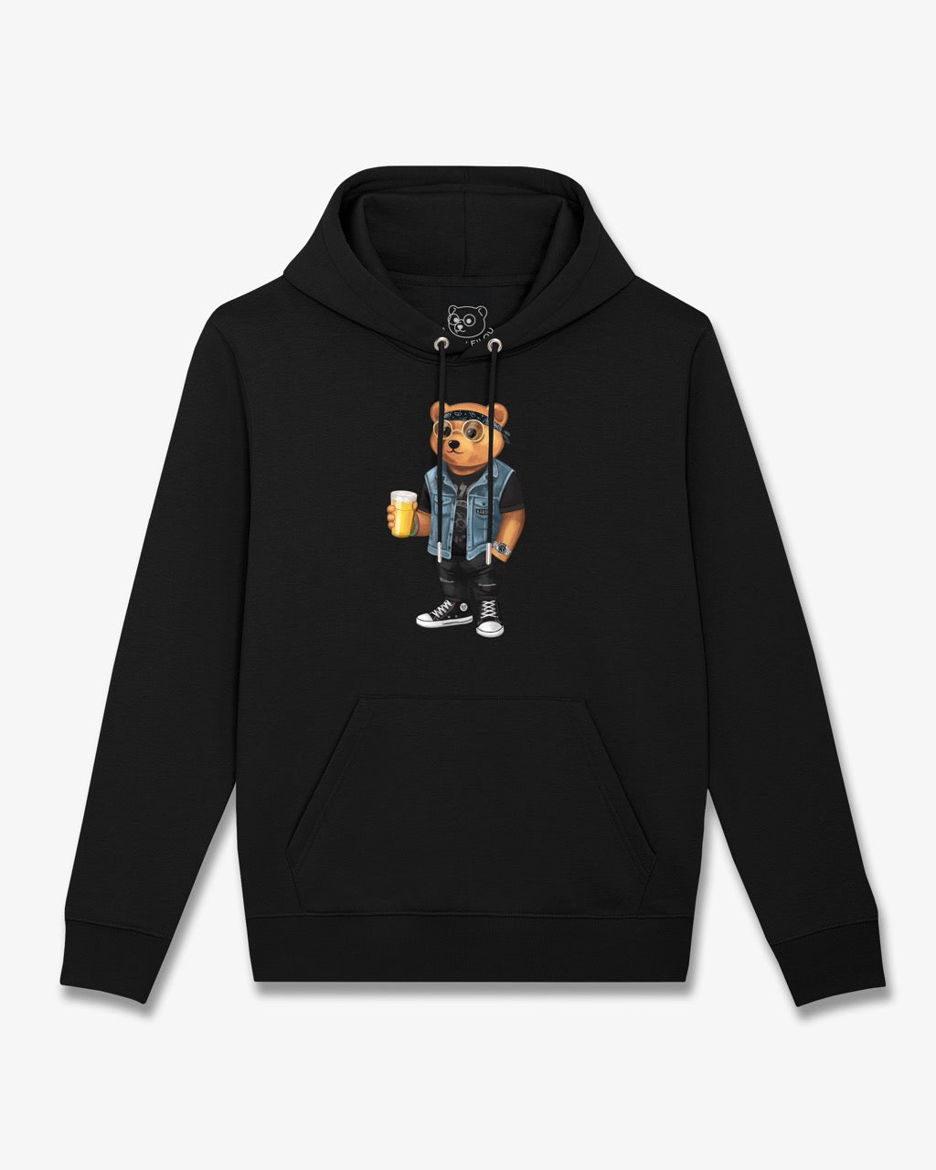 Organic Hoodie Filou CLXXVII. - Black