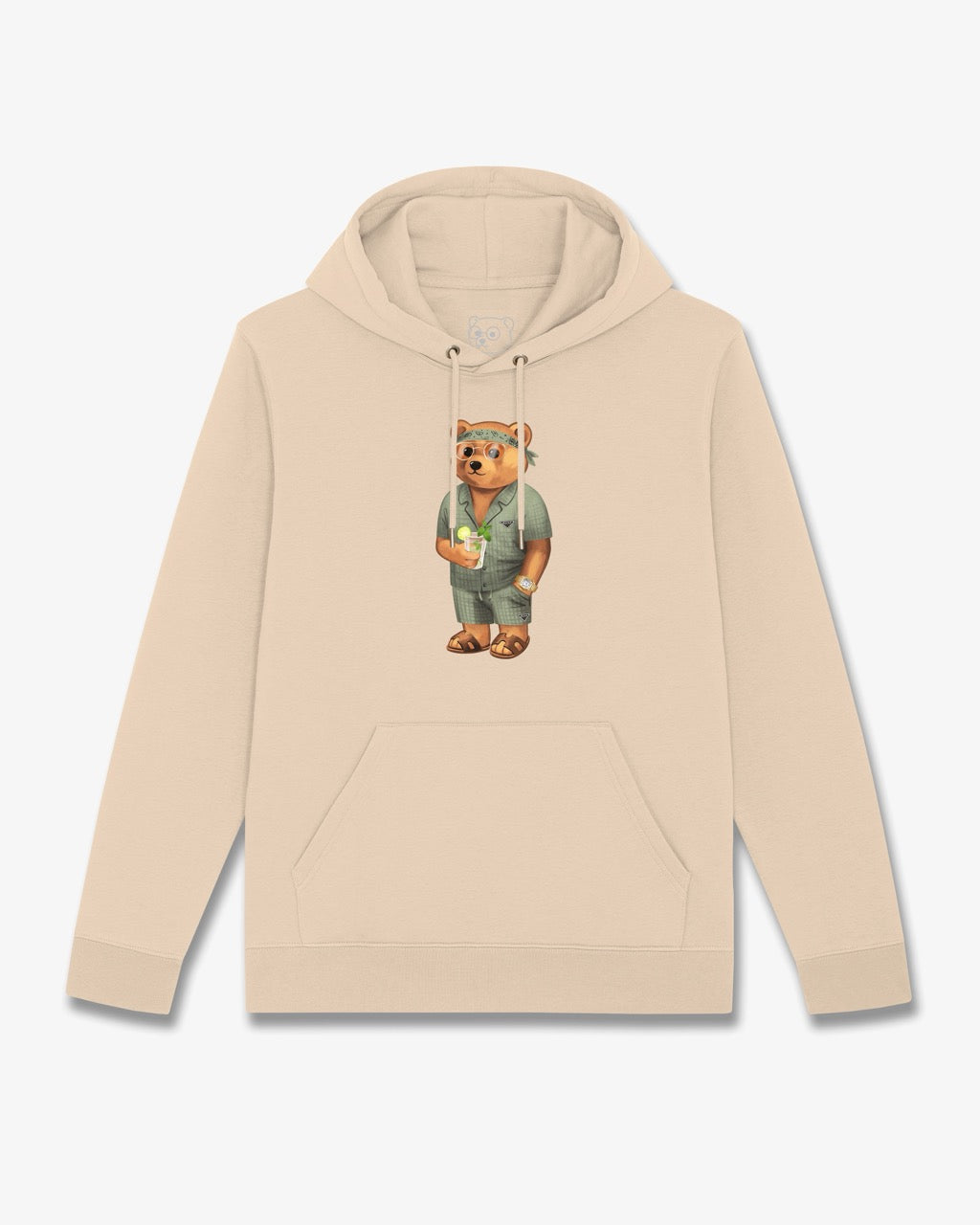 Organic Hoodie Filou CLXXVI. - Sand brown