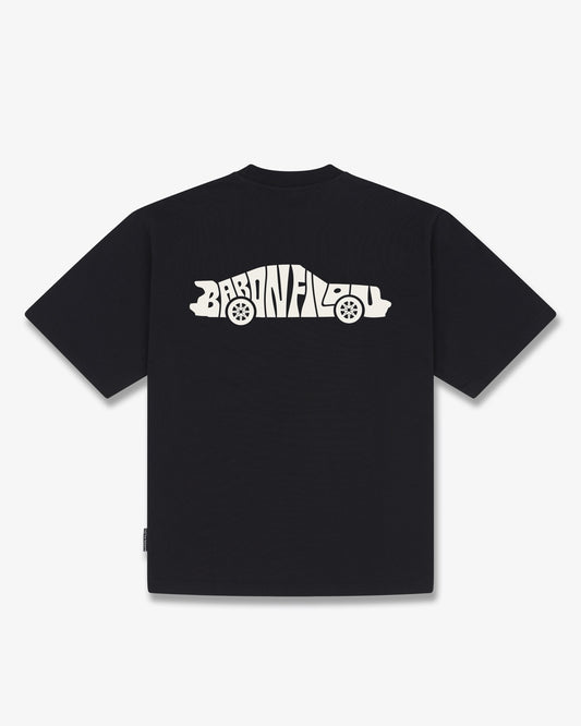 SS26 Oversized Backprint T-Shirt VALET MODE - Black