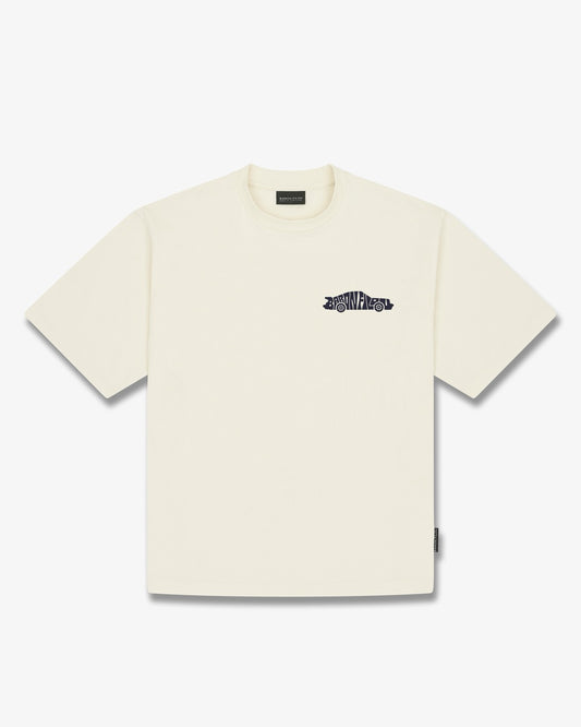 SS26 Oversized Backprint T-Shirt VALET MODE - Off-White