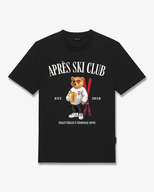 T-Shirt Filou CXXXV. APRÈS SKI CLUB - Black