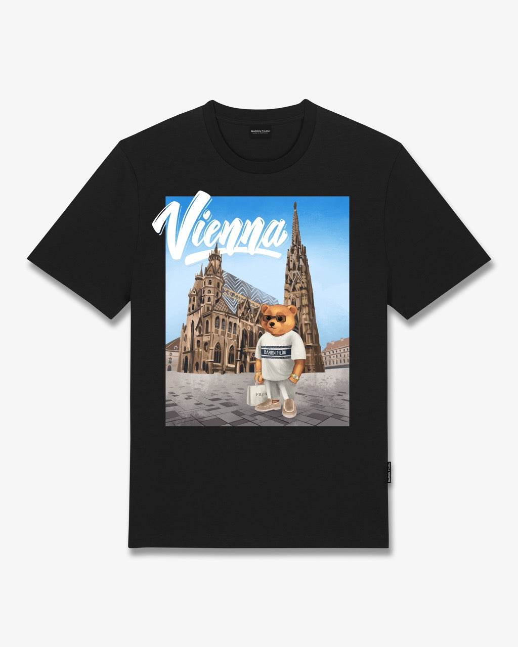 T-Shirt Vienna Stephansdom - Black