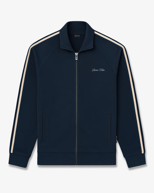 SS26 Oval Backprint Tracksuit Jacket Filou CLXVIII. - Navy blue