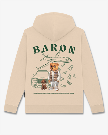 FW25 Hoodie Backprint Filou CXLVI. BARON - Sand brown