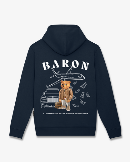 FW25 Hoodie Backprint Filou CXLVI. BARON - Navy blue