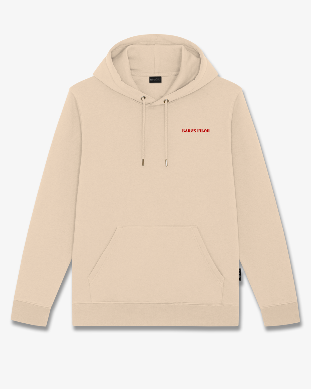 FW25 Hoodie Backprint LEFT LANE CLUB - Sand brown