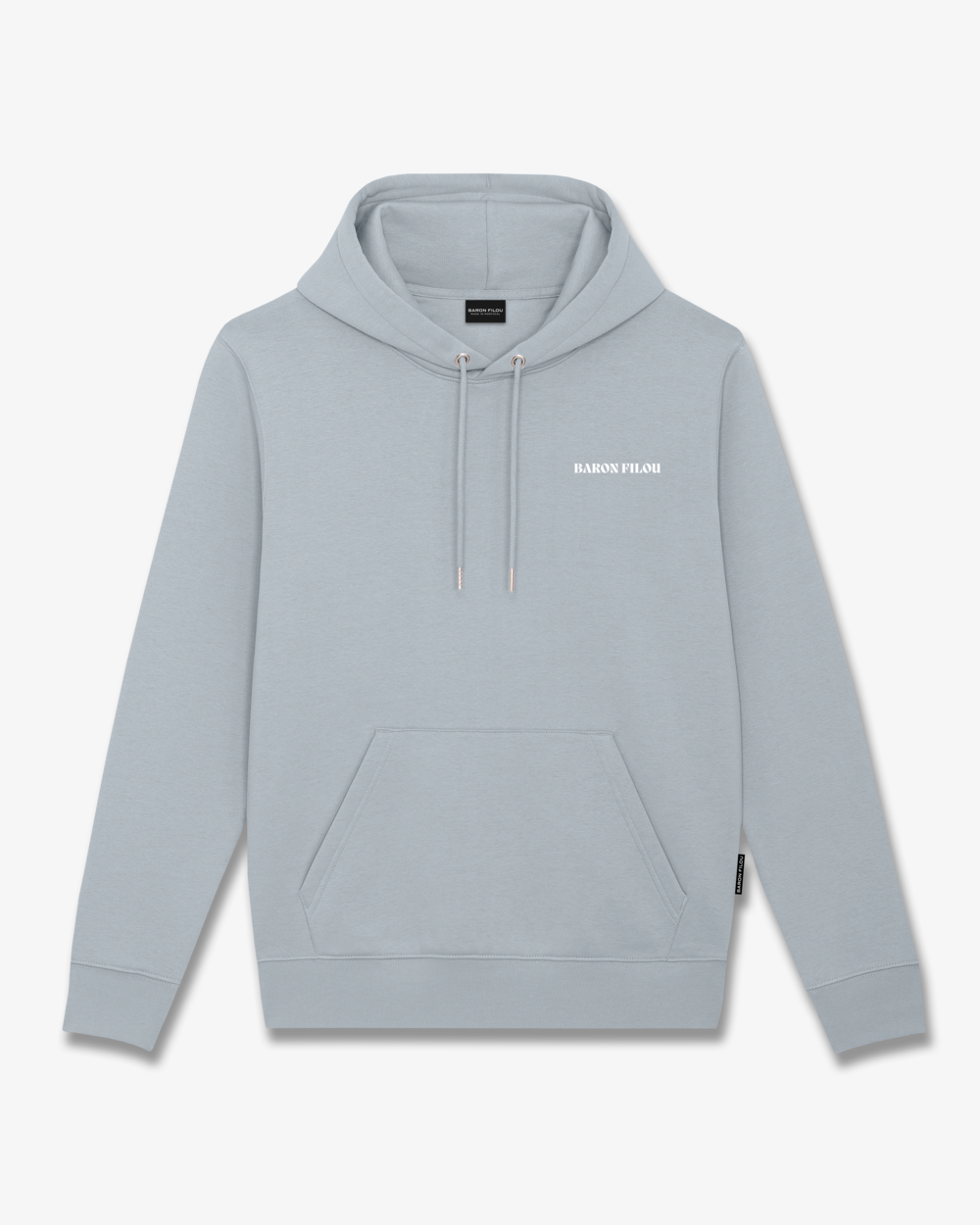 FW25 Hoodie Oval Backprint Filou CXLIX. - Frosted blue