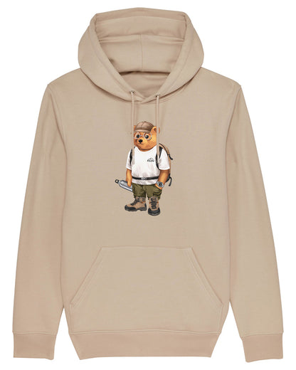 Organic Hoodie Filou CXXXVIII. - Sand brown