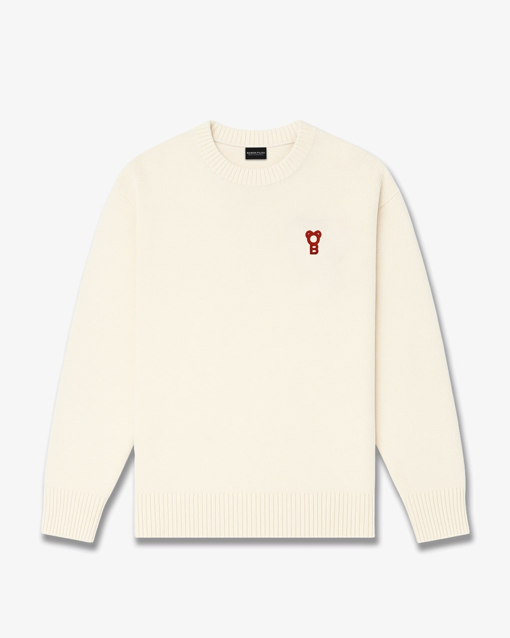 Signature Merino Pullover - Off-White