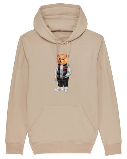 Organic Hoodie Filou CXX. - Sand brown