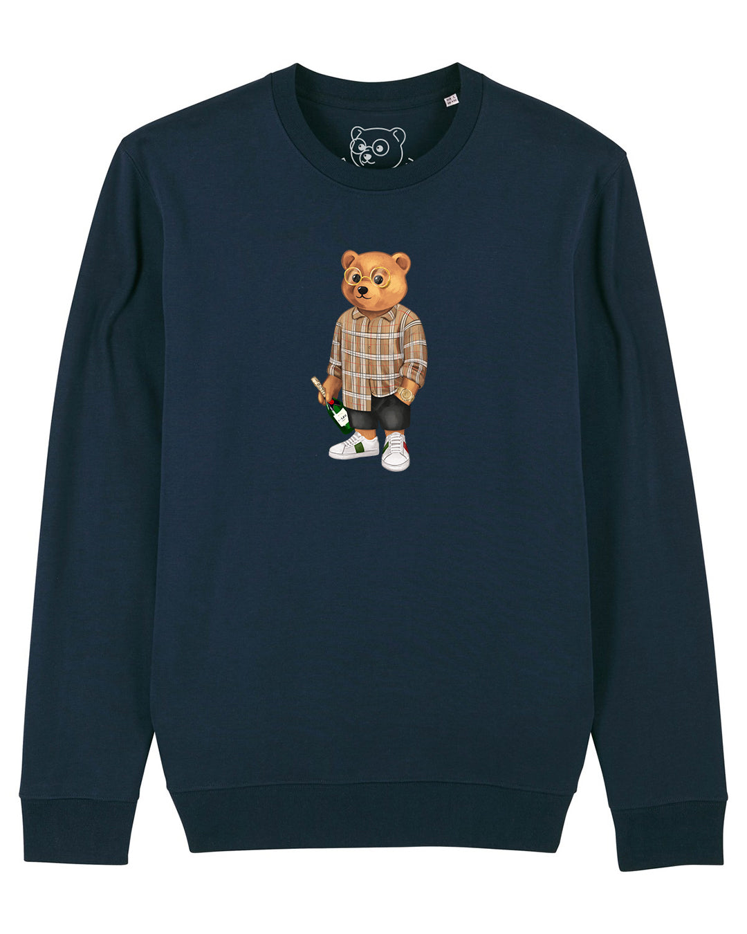 Organic Pullover Filou CX. - Navy blue