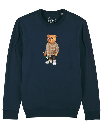 Organic Pullover Filou CX. - Navy blue