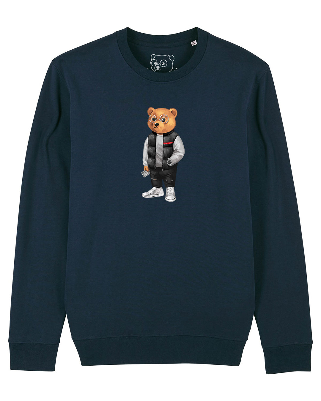Organic Pullover Filou CXX. - Navy blue